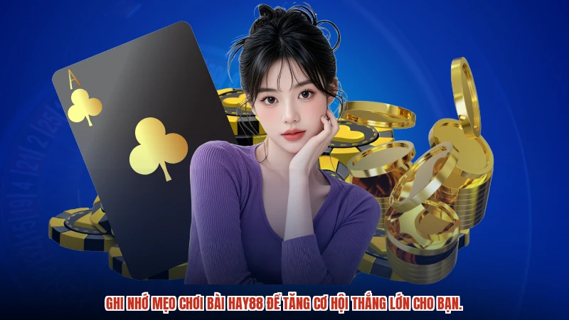 Ghi nhớ mẹo chơi bài HAY88 để tăng cơ hội thắng lớn cho bạn.