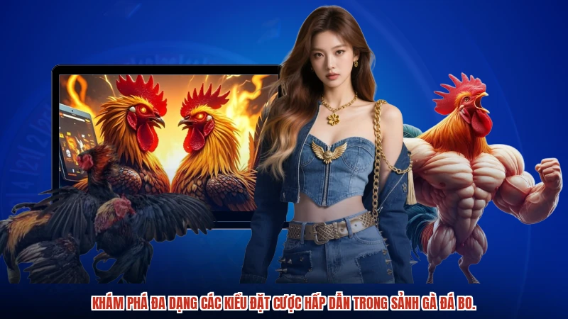 Khám phá đa dạng các kiểu đặt cược hấp dẫn trong sảnh gà đá bo.