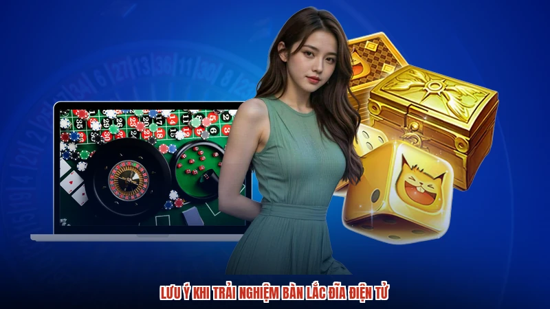 Lưu ý khi trải nghiệm bàn lắc đĩa điện tử