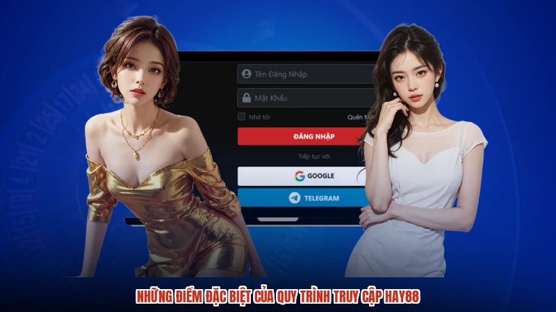 Những điểm đặc biệt của quy trình truy cập HAY88