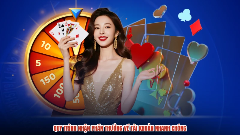 Quy trình nhận phần thưởng về tài khoản nhanh chóng